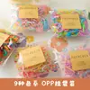 Personalizado de Fábrica Nuevo Color Banda de Goma Pequeña Color Gelatina Alta Elasticidad Macarrón Cuerda Desechable para el Cabello alrededor de 10g Bolsa