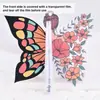 Llavero transfronterizo acrílico mochila creativo interior de coche nuevo colgante de mariposa decoración del hogar colgante decorativo