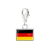 Bestseller transfronterizo pulsera collar con colgante de bandera de acero inoxidable 316L juego de colgantes para accesorios de joyería DIY que no se decolora