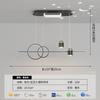 [Selección Estricta] LED Espectro Completo Protección Ocular Ventilador Lámpara de Araña Sin Aspas Habitación Decoración Hogar Iluminación Zhongshan Moderno Simple