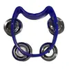 Instrumentos Musicais Orff Educação Infantil Ensino Consciência Flor de Tambor Ring Sino de Mão Ring Performance de Dança de Jardim de Infância Plástico Quatro Sino Ring