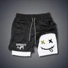 Amazon Comercio Electrónico Transfronterizo Más Vendidos Shorts de Verano Estampado Digital 3D para Hombre Doble Capa Transpirables Casuales