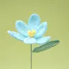 Flor de tulipa aberta de crochê feita à mão flor de fio Dia dos Namorados Dia dos Professores presente