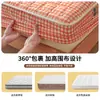 Capa de cama à prova de poeira e manchas acolchoada Classe A peça única estilo MUJI lavável à máquina protetor de colchão espesso para dormitório capa de cama antiderrapante