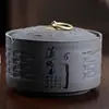 Cinzeiro de Areia Roxa WG6Q com Tampa Anti-Cinzas Médio Cerâmica Sala de Estar Escritório Extinção de Fumaça Acessórios Retro para Casa
