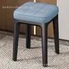 Taburete de plástico apilable para el hogar, taburete de plástico moderno minimalista, taburete de plástico redondo, silla de comedor, banco, taburete de repuesto