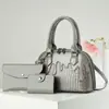 Bolsa Concha Popular Bolsa de Mão Moda Bolsa Simples Feminina Tendência Atmosfera Comércio Exterior Grande Capacidade Transversal Ombro Único Explosiva