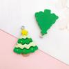 Pingente de resina de natal boneco de neve de natal veado de natal acessórios de alarme de natal colar de brincos faça você mesmo fornecimento transfronteiriço