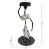 Ornamento Suporte de Vela de Ferro Forjado Estilo Retrô de Uma Mão, Decoração Criativa para Casa para Montagem de Jantar Romântico à Luz de Velas, Decoração de Mesa de Jantar