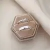 Anillo de Plata de Ley S925 Nalan Exquisito Simple Estrella Estrella de Cuatro Esquinas Diamante Mariposa Amor Pareja R02430