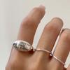 Anillo con alfabeto coreano inglés de moda para mujer, diseño de nicho, luz distintiva, lujo, sentido avanzado, dedo índice, 2022