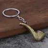 Llavero Colgante de Tubo Pequeño Creativo de Venta Caliente Transfronterizo Accesorios Retro de Metal para Colgar en el Coche Accesorios para Maletas Regalos Personalizados