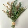 Mini pequeno flor seca vaso seco arranjo de flores buquê de flores secas decoração de casa decoração de loja padrão de decoração de porta-retrato de flor seca