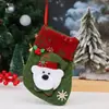 Decoração de Natal Meias de Natal Pequenos Presentes de Natal Pequenas Sacolas de Doces Meias do Papai Noel Decoração Pendentes para Árvore de Natal