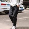 Pantalones de invierno nuevos con forro polar engrosados y atados al tobillo para hombre, estilo coreano, modernos, de talla grande, versátiles, adelgazantes, casuales, deportivos