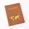 Portapasaporte Pu Transfronterizo, Protector Multifuncional de Pasaporte y Boletos de Viaje para Negocios, Etiqueta para Equipaje, Bolsa de Almacenamiento de Documentos al por Mayor