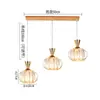 Lustre de vidro moderno nórdico, criativo para sala de jantar, simples para quarto de cabeceira, sensação de alta qualidade