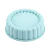 Molde Redondo de Silicone para Bolo Venda Quente Transfronteiriça Forma para Assar Bolo Charlotte Forma para Assar Torrada de Silicone Ferramentas de Silicone para Assar