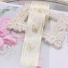 Bastón de Ayuda Ancho de 2.5cm Bastón Carat Lazo de Cinta diy Hecho a Mano Material Baryon Mariposa Bronceada