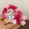 Pasador Infantil de Bob Esponja Goma Elástica Famosa en Internet Tocado para Flequillo Pasador para Cabello Suelto Bolas para el Cabello de Niña Accesorios para el Cabello