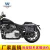 Coche muscular Wolf adecuado para Harley avance 117 bolsa lateral bolsa lateral caja lateral retro bolsa para casco con portaequipajes de liberación rápida