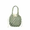 Bolso de Malla Hueca Estilo Francés 2026 Primavera Nuevo Bolso Tejido a Mano Moda Coreana Nicho Bolso Sencillo Bolso Pequeño