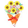 Tarjeta de Saludo de Girasol DIY Tarjeta Pop-Up Hecha a Mano Paquete de Materiales Educativos Hechos a Mano para Niños de Jardín de Infancia Regalo