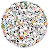 120 folhas de estilo popular de venda quente sem repetição combinação de caligrafia de filhote fofo desenho animado criativo DIY material para conta manual adesivos