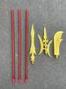 Juguetes para Niños Armas de los Tres Reinos Hacha Lanza de Zhao Yun Dao de Guan Gong Alabarda Pintada de Fang Tian Lanza Atrezzo para Actuaciones Puesto de Lugar Escénico