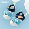 Sandalias Transfronterizas Pig Daddy para Niños y Niñas, Zapatos de Playa para Uso al Aire Libre, Sandalias Cerradas con Velcro para Bebés y Niños Pequeños