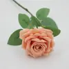 Flor de Rosa Artificial Tallo Único Múltiples Cabezas Rosa Roja Decoración para el Hogar Boda Arreglo Flor Artificial Hecha a Mano Venta al por Mayor Transfronteriza