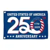Bandeira Comemorativa Personalizada Transfronteiriça Americana Mais Vendida do 250º Aniversário dos Estados Unidos 1776-2026 Declaração de Independência