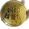 Envelope vermelho nota de ouro 999 50mg, aniversário, Dia dos Namorados, Festival Qixi, presente de Dia das Mães, Ação de Graças Dia das Mães