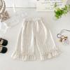 Pantalones de pierna ancha de verano para niñas 2026 Nuevo estilo holgados de encaje moda infantil pantalones de pierna ancha para bebés estilo verano