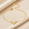 Pulsera Nueva de Moda de Acero de Titanio para Viajeros para Mujer, Joyería de Mano de Lujo Ligero, Pulseras Coreanas de Alta Gama para Parejas, Colección de Pulseras para Mujer