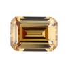 Huagang Gem Rectangular Biselado Coche Plano Combinación Multicolor Circonia Piedra Desnuda Color Esmeralda Anillos de Corte Lote