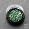 Processamento de liberação de estoque pacote de material para nail art cascalho DIY misto joia de unha com formato especial de celebridade da internet diamante