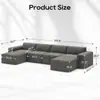 Sofá plegable comprimido transfronterizo, Sofá modular de empalme creativo, Sofá sin marco modular para el hogar estilo nórdico