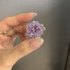 Novo Original Roxo Suave Borboleta Pérola Flor Sapatos com Furos Flor Primavera e Verão Fivela de Sapato Acessórios Removíveis DIY