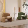 Sofá de Tela Sala de Estar Diseñador Creativo Sillón Individual Sofá Silla Lujo Ligero Hotel Zona de Recepción de Ocio
