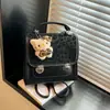 Mochila Mini Nova Compacta Estilo Universitário Inverno 2025 Nova Mini Mochila de Alto Padrão Luxo Leve Nicho Bolsa de Ombro Versátil
