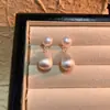 Pendientes de Borla con Forma de Gota de Agua Cepillada Metálica para Mujer 2025 Nuevo Estilo Caliente Pendientes Elegantes Pendientes de Lujo de Nicho de Gama Alta Accesibles