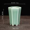 Vaso de cerâmica criativo mini vaso para suculentas vaso redondo quadrado vaso para varanda escritório mesa vasos para bonsai fábrica atacado