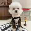 Pantalones para Perro Teddy con Estampado de Leopardo Antisucios Salida estampado de leopardo que Oso Teddy Antisucios y Antipolvo Ropa Universal