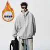 Chaqueta con capucha deconstruida de peso pesado transfronteriza para hombre y mujer, temporada otoño e invierno, diseño de marca de moda, sudadera combinada, sudadera con capucha de alta costura