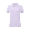 Camiseta Polo Deportiva Ligera para Mujer de 175g, Camiseta de Manga Corta Sin Costuras Pegadas con Sensación de Hielo, Uniforme de Equipo con Logo Impreso