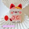 Nuevas pegatinas de tela bordadas de gato, dibujos animados lindos, pegatinas bordadas para computadora, parche decorativo de tela para ropa DIY, bolsa