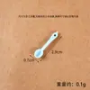 Simulação Miniatura Garfo e Colher Modelo Brinquedo DIY Brincadeira de Comida Casa de Brinquedo Mini Cozinha Utensílios de Mesa Acessórios de Colher