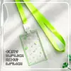 Capa Deslizante Transparente Conjunto de Cartões de Estudante Marca Cartão Campus Cartão de Refeição Bolsa Cartão de Entrega Bebê Idoso Capa Protetora Atacado para Homens e Mulheres