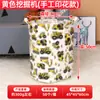 Cesta Plegable Portátil de Tela para Ropa Sucia Cesta de Almacenamiento de Algodón y Lino Barril de Almacenamiento Cesta para Guardar Artículos Varios del Hogar Juguetes